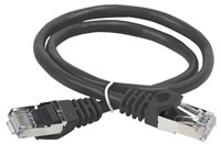 ITK Коммутационный шнур (патч-корд), кат.5Е FTP, 0,5м, черный PC09-C5EF-05M