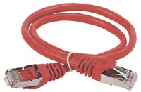 ITK Коммутационный шнур (патч-корд), кат.5Е FTP, 1м, красный PC04-C5EF-1M