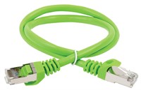 ITK Коммутационный шнур (патч-корд), кат.5Е FTP, 1,5м, зеленый PC02-C5EF-1M5