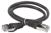 ITK Коммутационный шнур (патч-корд), кат.5Е FTP, 2м, черный PC09-C5EF-2M