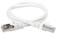 ITK Коммутационный шнур (патч-корд), кат.5Е FTP, 3м, белый PC08-C5EF-3M