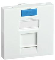 ITK Вставка 45х45мм для 1 мод. Keystone Jack с маркером CS6-12M