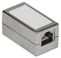 ITK Проходной адаптер кат.5E FTP, тип RJ45-RJ45 CS70-1C5EF