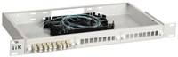 ITK 1U кросс укомплектованный: LC (duplex) 4шт; (OM3) FOBX24-1U-4LCUD03