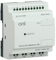 Логическое реле PLR-S. CPU0804(R) 220В AC без экрана ONI PLR-S-CPU-0804R-AC-NN