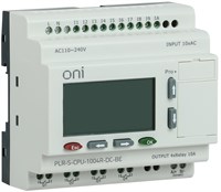 Логическое реле PLR-S. CPU1004(R) 24В DC с экраном ONI PLR-S-CPU-1004R-DC-BE