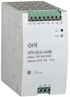 Блок питания OPS 220В AC/24В DC 240Вт ONI OPS-DC24-240B
