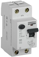 УЗО ВД1-63 2Р 40А 300мА GENERICA MDV15-2-040-300