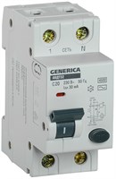 АВДТ 32 C20 - Автоматический Выключатель Дифф. Тока GENERICA MAD25-5-020-C-30