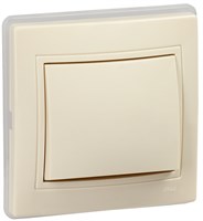 KVARTA Выключ. 1-кл. 10А IP44 ВС10-1-0-ККм-44 крем. IEK KV-V10-10-44-K33