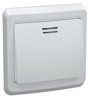 VEGA Выключ. 1-кл. с инд. 10А ВС10-1-1-ВБ бел. IEK EVV11-K01-10-DM