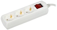 Удлинитель У03В 3 места 2P+PE/1,5м 3х1мм2 10А/250В GENERICA WYP10-10-03-D15-ZK-G
