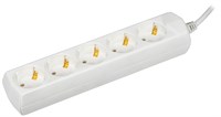 Удлинитель У05 5 мест 2P+PE/1,5м 3х1мм2 10А/250В GENERICA WYP10-10-05-D15-Z-G
