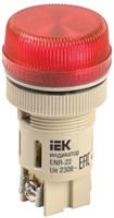 Лампа ENR-22 сигнальная d22мм красный неон/240В цилиндр IEK BLS40-ENR-K04