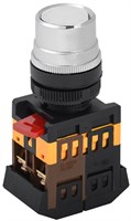 Кнопка ABLF-22 белый d22мм неон/240В 1з+1р IEK BBT10-ABLF-K01