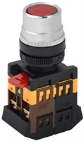 Кнопка ABLF-22 красный d22мм неон/240В 1з+1р IEK BBT10-ABLF-K04