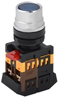 Кнопка ABLF-22 синий d22мм неон/240В1з+1р IEK BBT10-ABLF-K07