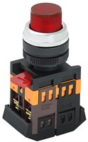 Кнопка ABLFP-22 красный d22мм неон/240В 1з+1р IEK BBT20-ABLFP-K04