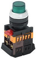 Кнопка ABLFP-22 зеленый d22мм неон/240В 1з+1р IEK BBT20-ABLFP-K06