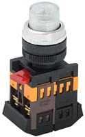 Кнопка ABLFP-22 прозрачный d22мм неон/240В 1з+1р IEK BBT20-ABLFP-K08
