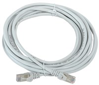 Шнур коммутационный кат. 5Е FTP 10м серый GENERICA PC01-C5EF-10M-G