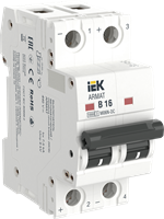 ARMAT Авт. выкл. M06N-DC 2P B 16А IEK AR-M06N-2-B016DC