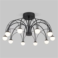 Потолочный светодиодный светильник Ragno 90035/10  LED черный a069307