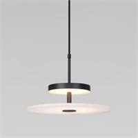 Светодиодный подвесной светильник с мраморным рассеивателем 40342 LED черный a069278