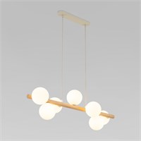 Подвесной светильник со стеклянными плафонами 5905 Estera Wood a068624