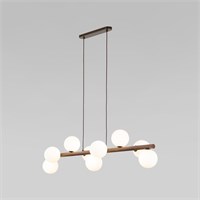 Подвесной светильник со стеклянными плафонами 10273 Estera Wood a068339
