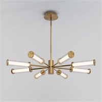 Потолочный светодиодный светильник 50386 LED латунь a067957