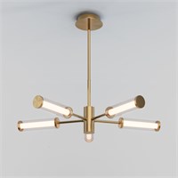 Потолочный светодиодный светильник 50386/5 LED латунь a067956
