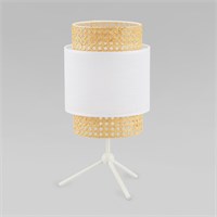 Настольная лампа с абажуром 6565 Boho White a058461