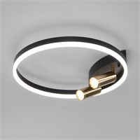 Умный потолочный светильник Eurosvet Luminari 90247/3 90247/3 черный/золото Smart a055664