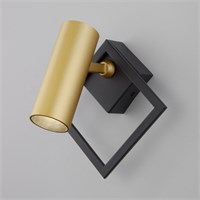Настенный светодиодный светильник 20091/1 LED черный/ золото a051697