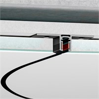 Mini Magnetic Шинопровод под ГКЛ 12,5мм черный Ø1200 85221/00 a068000