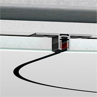 Mini Magnetic Шинопровод под ГКЛ 12,5 мм черный Ø600 85219/00 a067998
