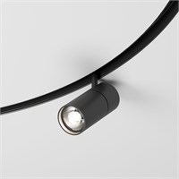 Slim Magnetic Трековый светильник для радиусного шинопровода 12W 4200K Comfi чёрный Ø 1200мм 85189/01 a066517
