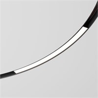 Slim Magnetic Трековый светильник для радиусного шинопровода 16W 4200K Planar чёрный Ø 1200мм 85182/01 a066510