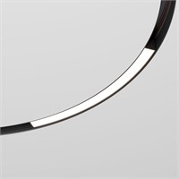 Slim Magnetic Трековый светильник для радиусного шинопровода 16W 4200K Planar чёрный Ø 800мм 85180/01 a066508