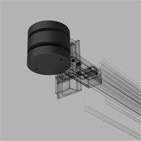 Коннектор круглый шарнирный для накладного шинопровода Slim Magnetic 85010/00 a063966