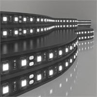 Светодиодная лента 120 Led 9,6 Вт IP20, 6500K холодный белый, 5 м 2835 24V 120Led 9,6W IP20 Black a063874