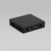Четырёхсторонний соединитель для накладного шинопровода Flat Magnetic 85003/00 a063738