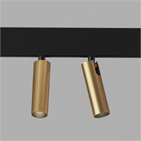Трековый светильник 14W 4200K Dual латунь Slim Magnetic 85046/01 a062852
