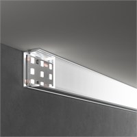 Накладной алюминиевый профиль для LED ленты под ленту до 18,5 мм LL-2-ALP018 a062731