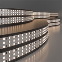 Лента светодиодная 360 LED 26 Вт IP20 трехрядная 3300К теплый белый 2835 24V 360Led 26W IP20 a062578