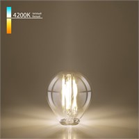 Филаментная светодиодная лампа G45 8 Вт 4200K E14 прозрачная BLE1446 a060524