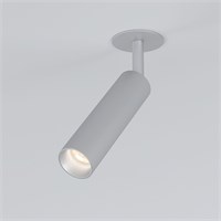Встраиваемый светодиодный светильник Diffe серебряный 25040/LED a058227