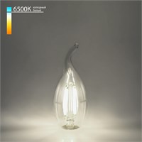 Филаментная светодиодная лампа &quot;Свеча на ветру&quot; CW35 9W 6500K E14 прозрачная BLE1441 a056252