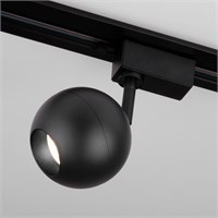 Трековый светодиодный светильник для однофазного шинопровода Ball Черный 12W 4200K LTB77 a053743
